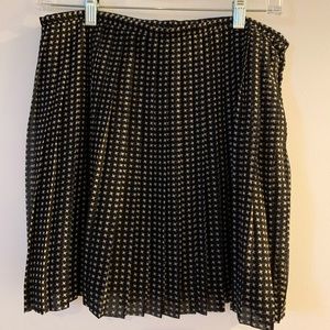 Madewell Pleated Mink Skirt